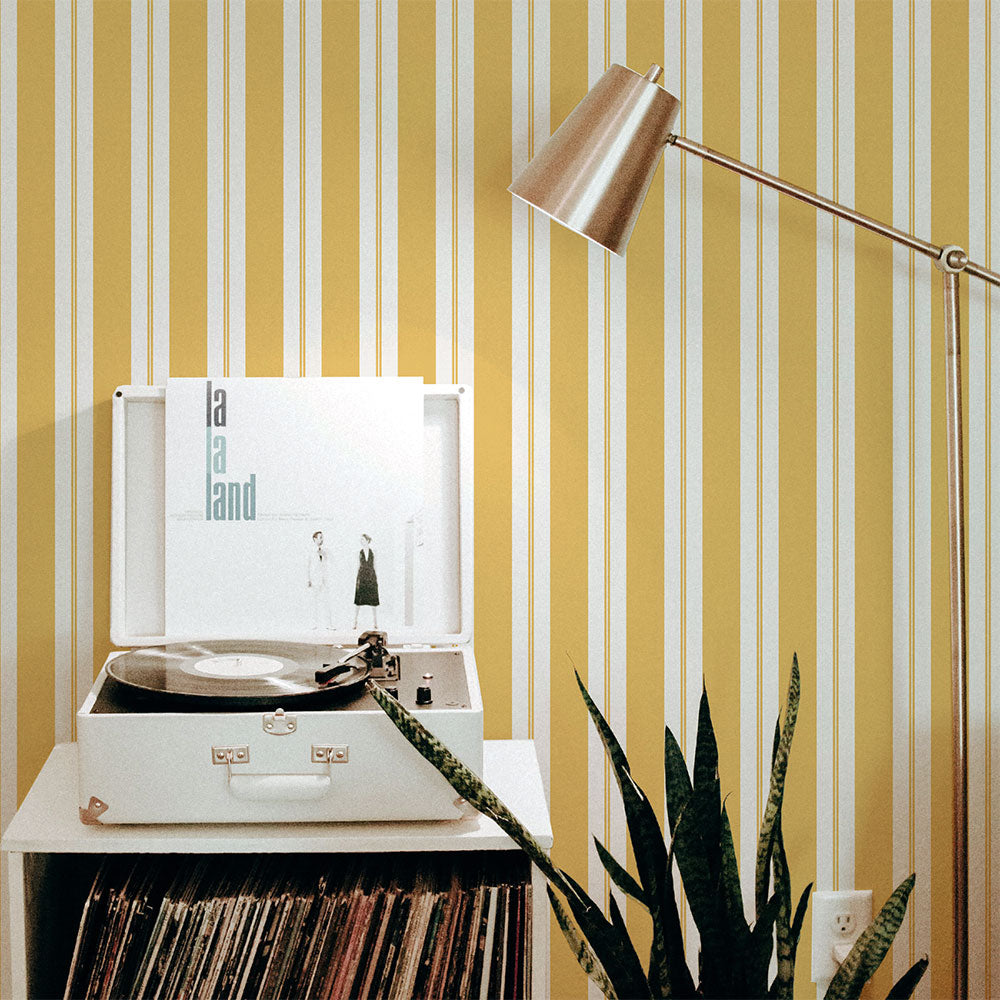 アイビーストライプA イエロー