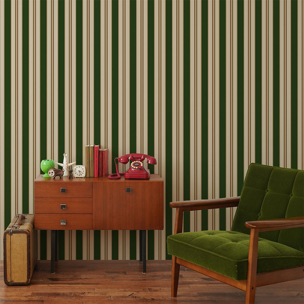 アイビーストライプD グリーン